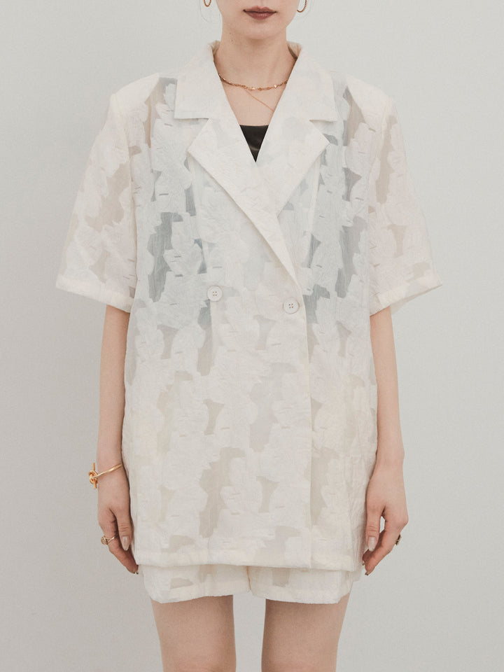 [SET]シアージャガードハーフジャケット＆ハーフパンツSET UP(2set)