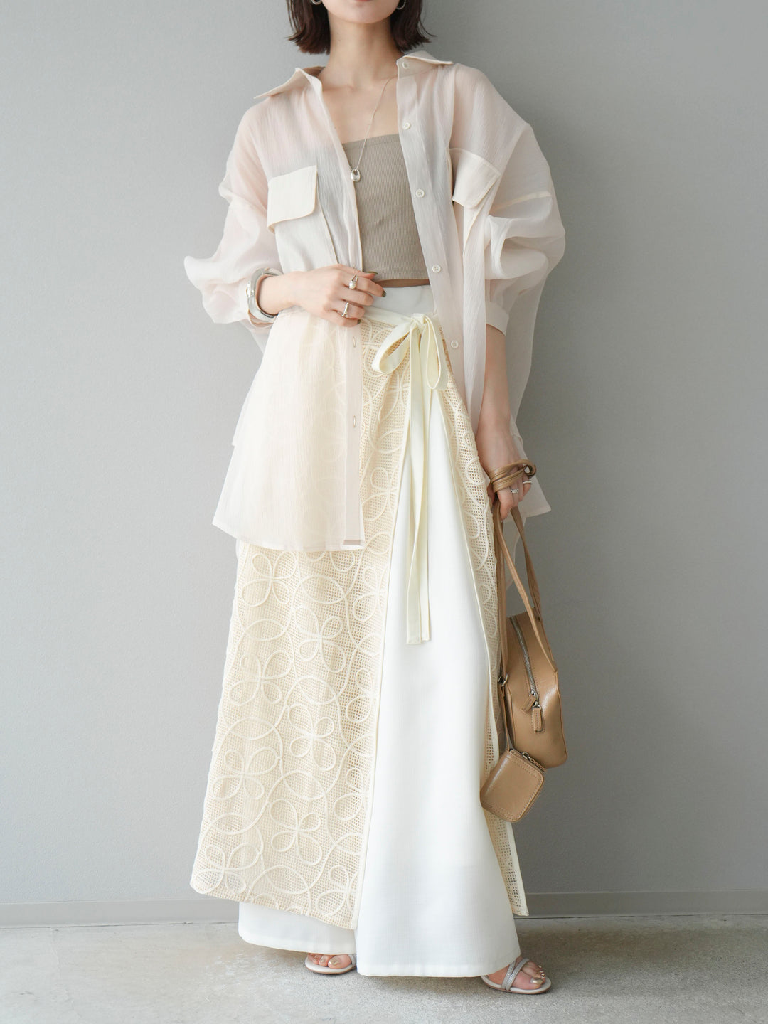 [予約]BIGポケットオーバーシアーシャツ/ホワイト