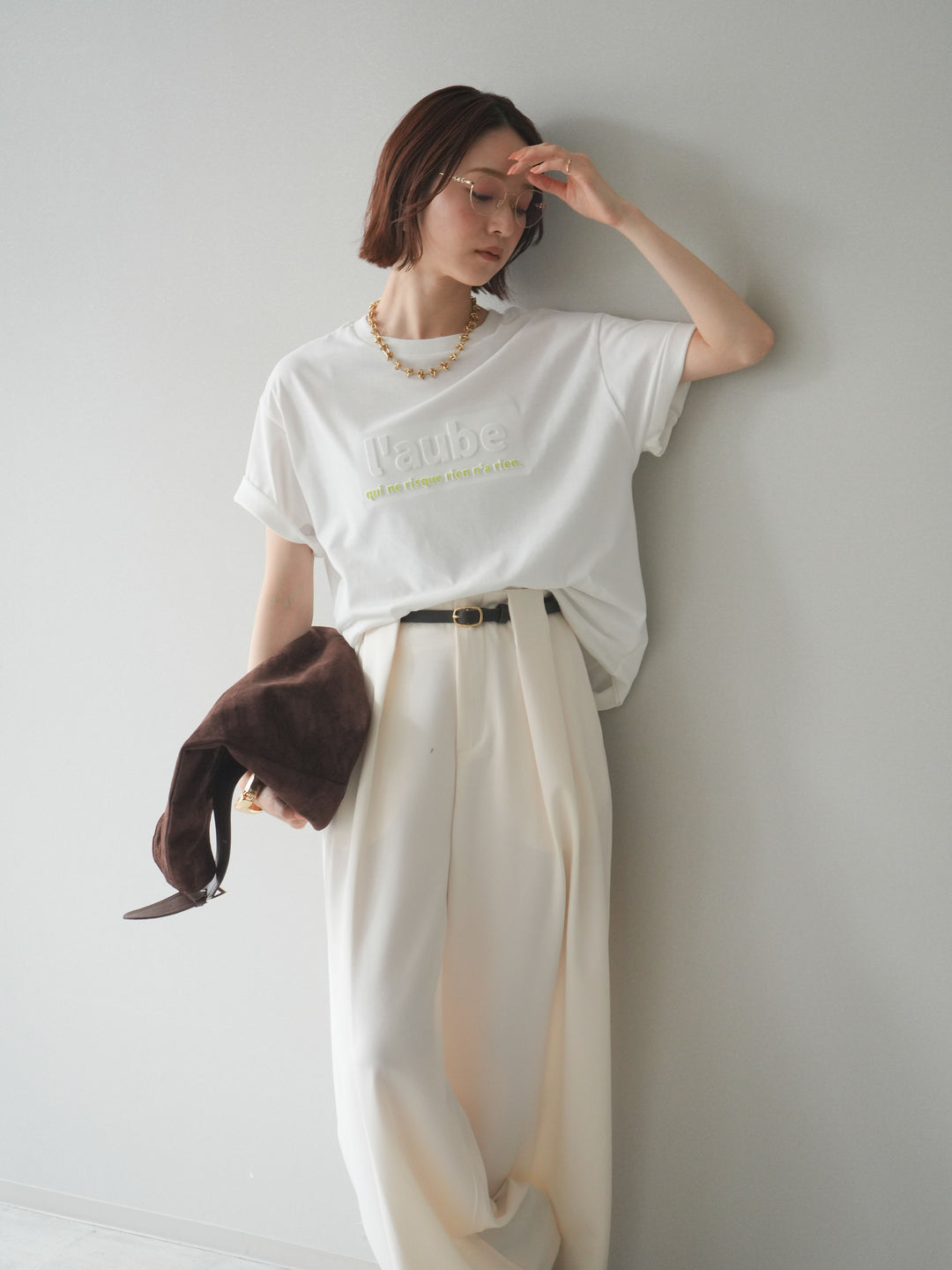 [予約]エンボスロゴTEE/off