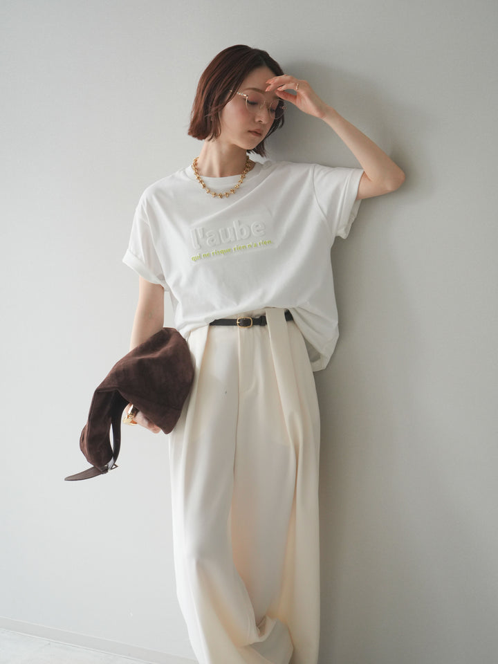 [予約]エンボスロゴTEE/off