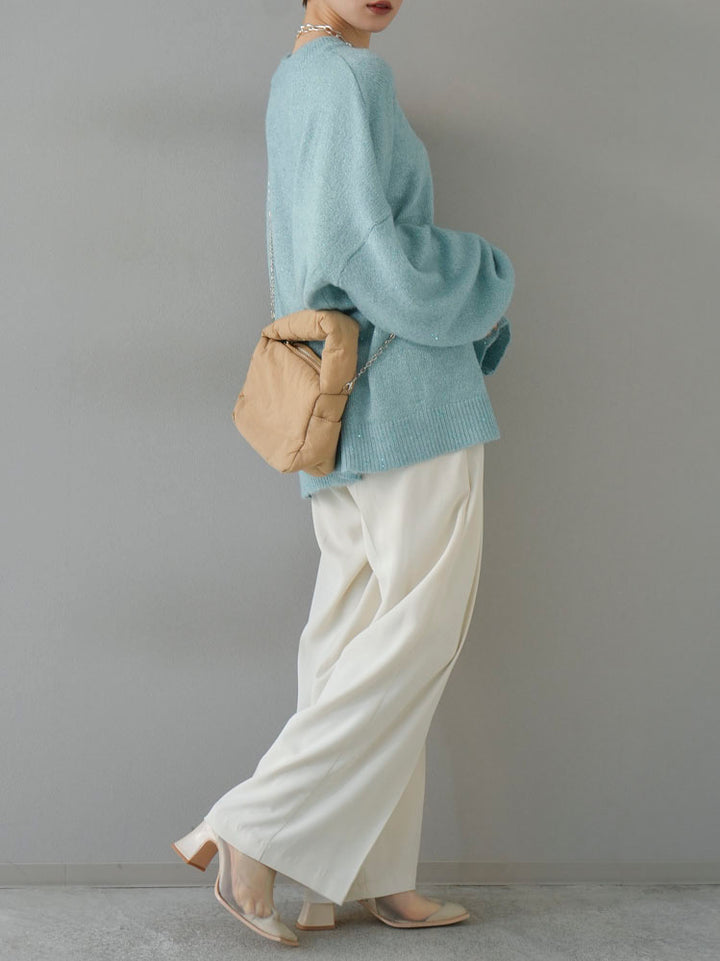 [Pre-order] Nylon chain shoulder bag/camel