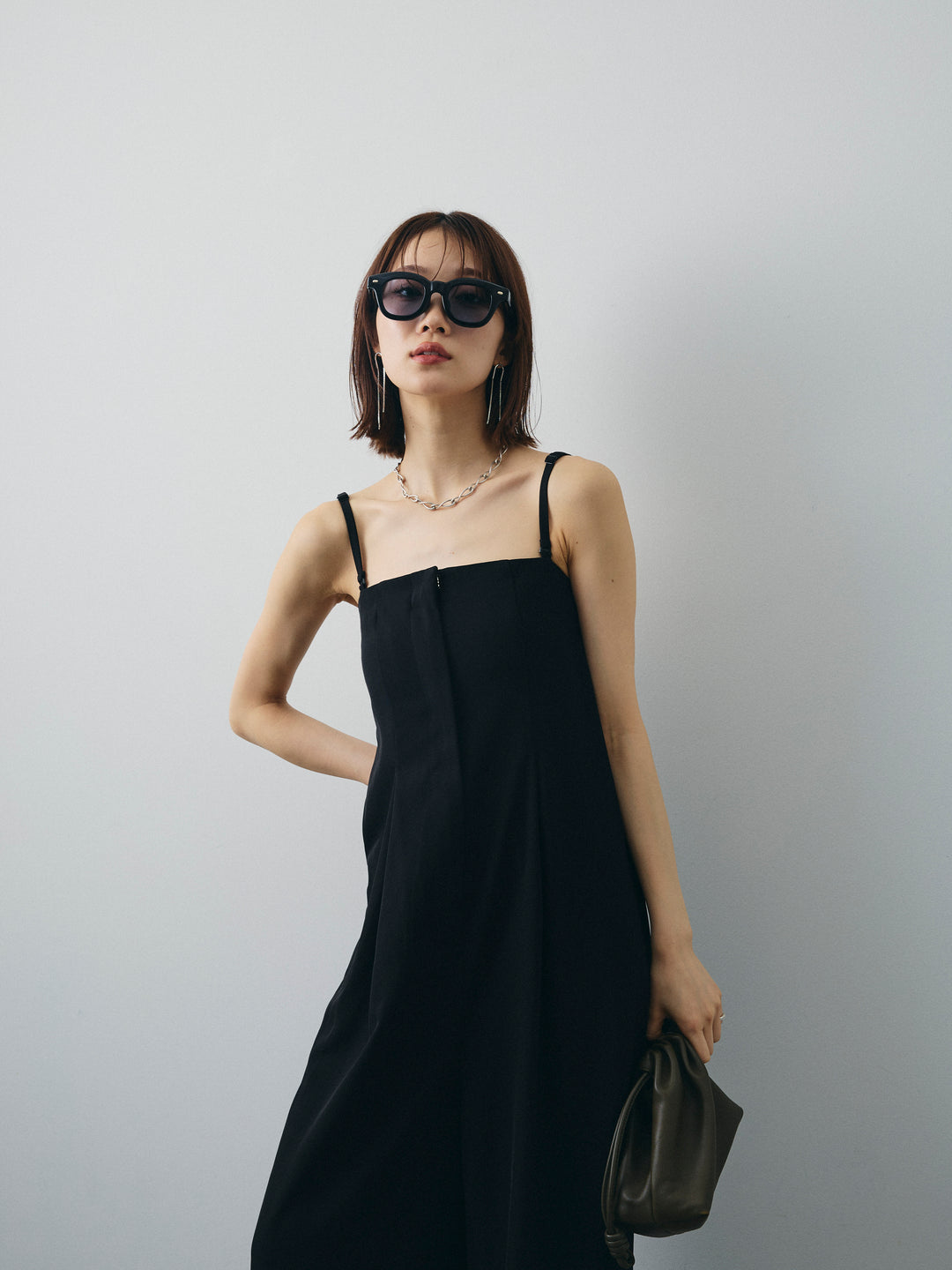 [予約]ベアキャミロンパース/ブラック