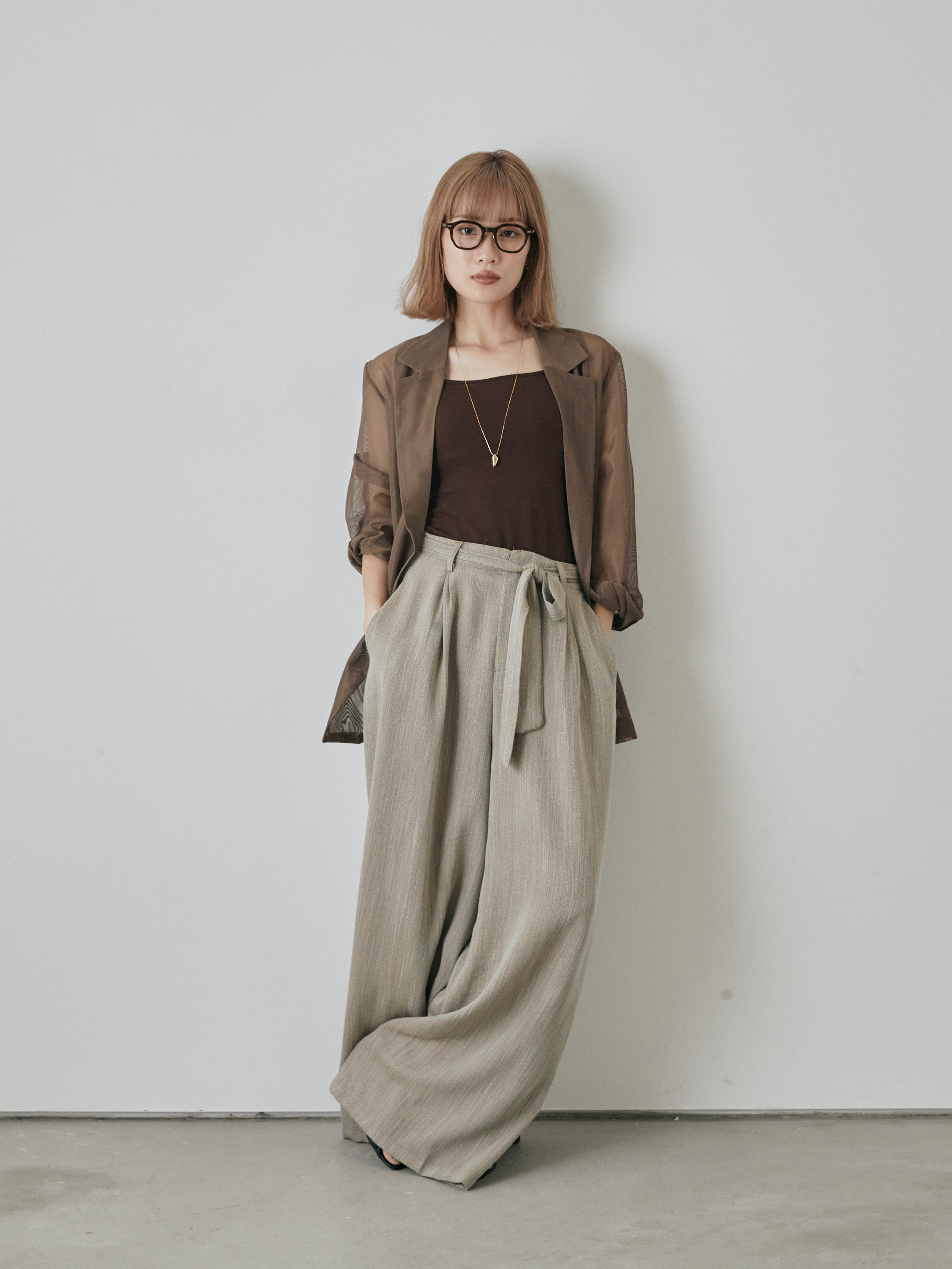 SET]メッシュテーラードジャケット+メッシュテーラード