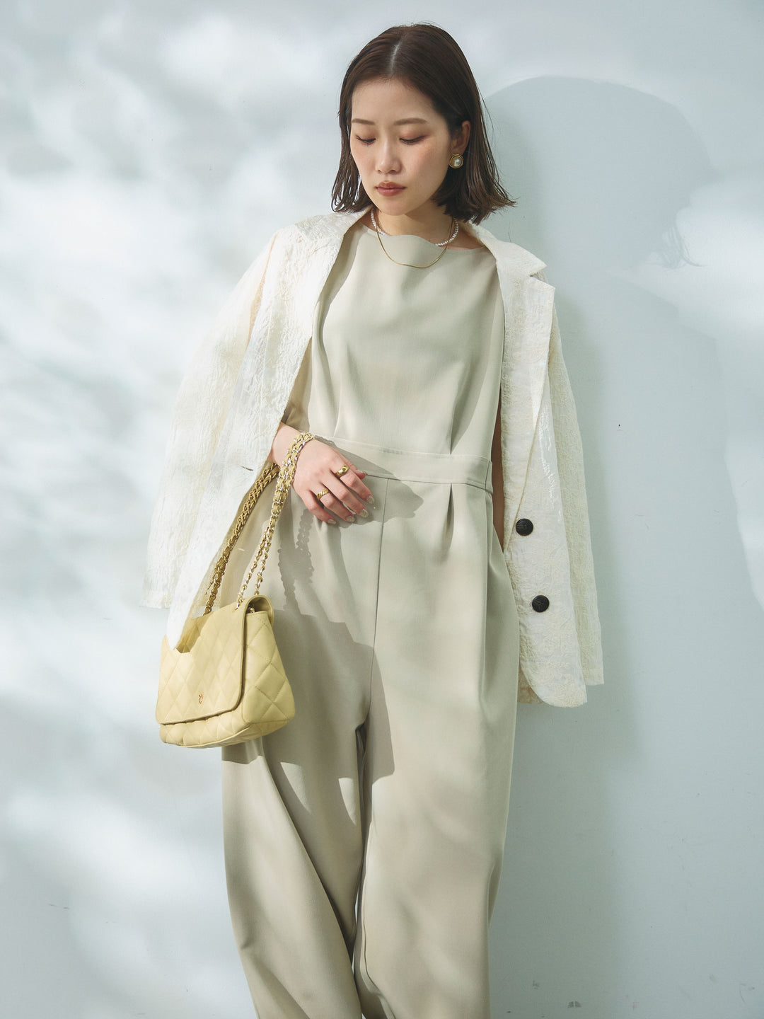 【Allure】[SET]ウエストベルトオールインワン+ウエストベルトオールインワン(2set)