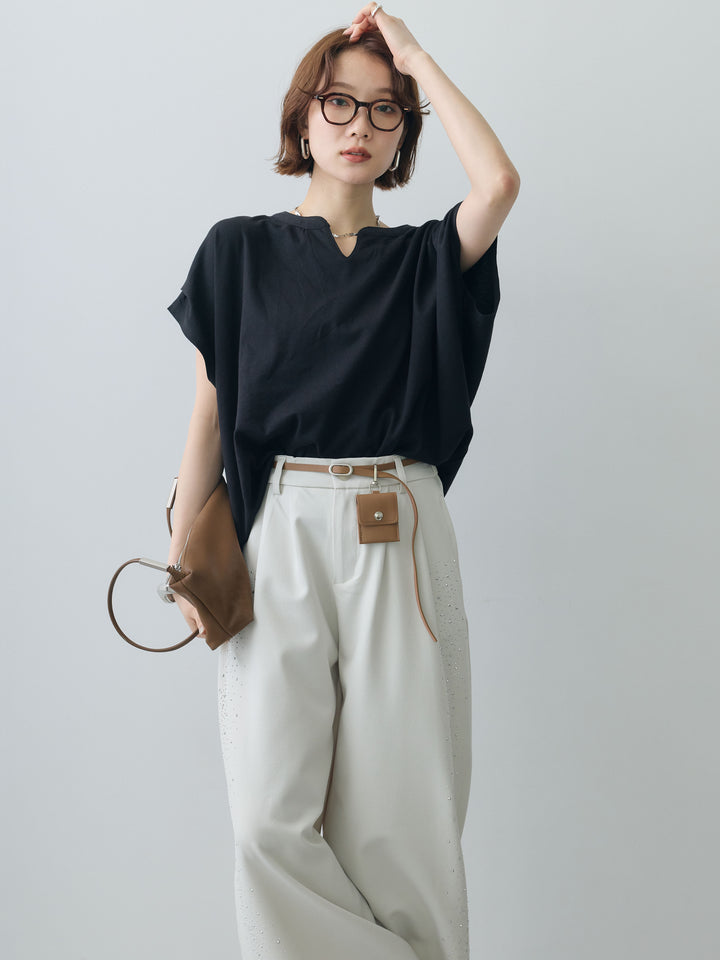 [SET]スキッパードルマンカットソー+選べるアクセセット(2set)