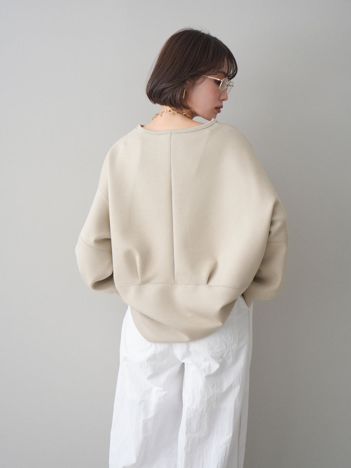 [予約]ライトポンチコクーンプルオーバー/beige