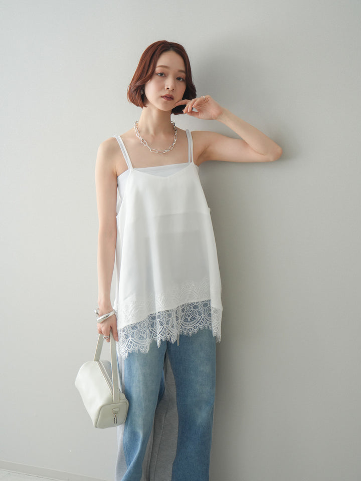 [SET]レーストリムキャミソール+レーストリムキャミソール(2set)