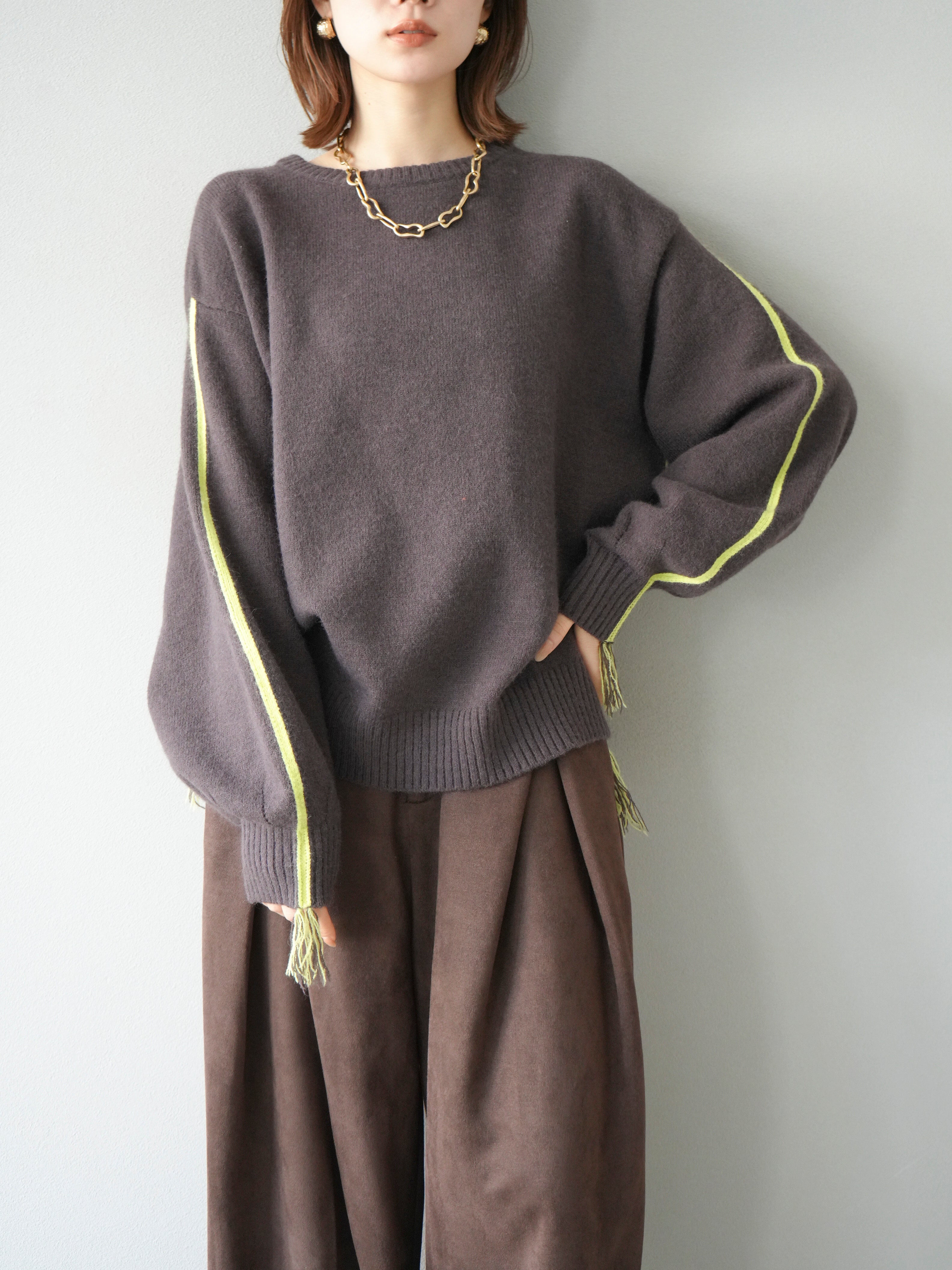 45R ニット　フリンジ 45R ニット フリンジ