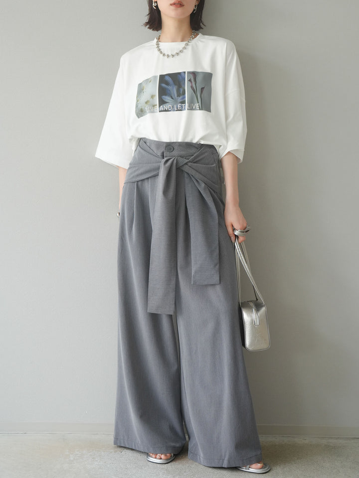 [預購] 光滑照片印花Logo變色短T卹/Off