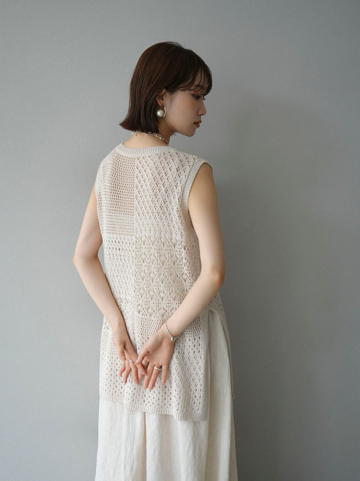 [Pre-order] Gathered camisole dress/ivory