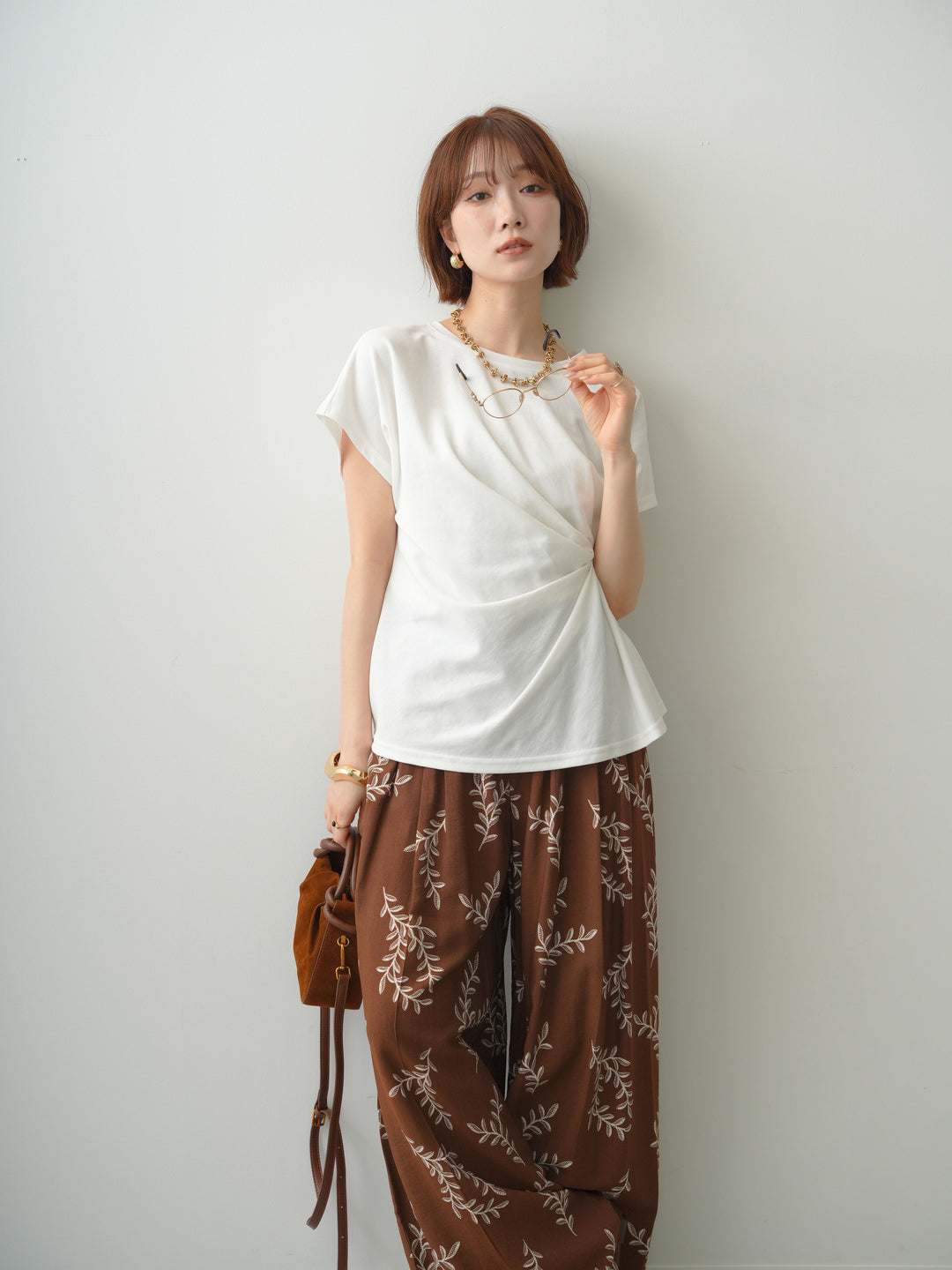 [SET]サイドノットTEE+選べるアクセセット(2set)