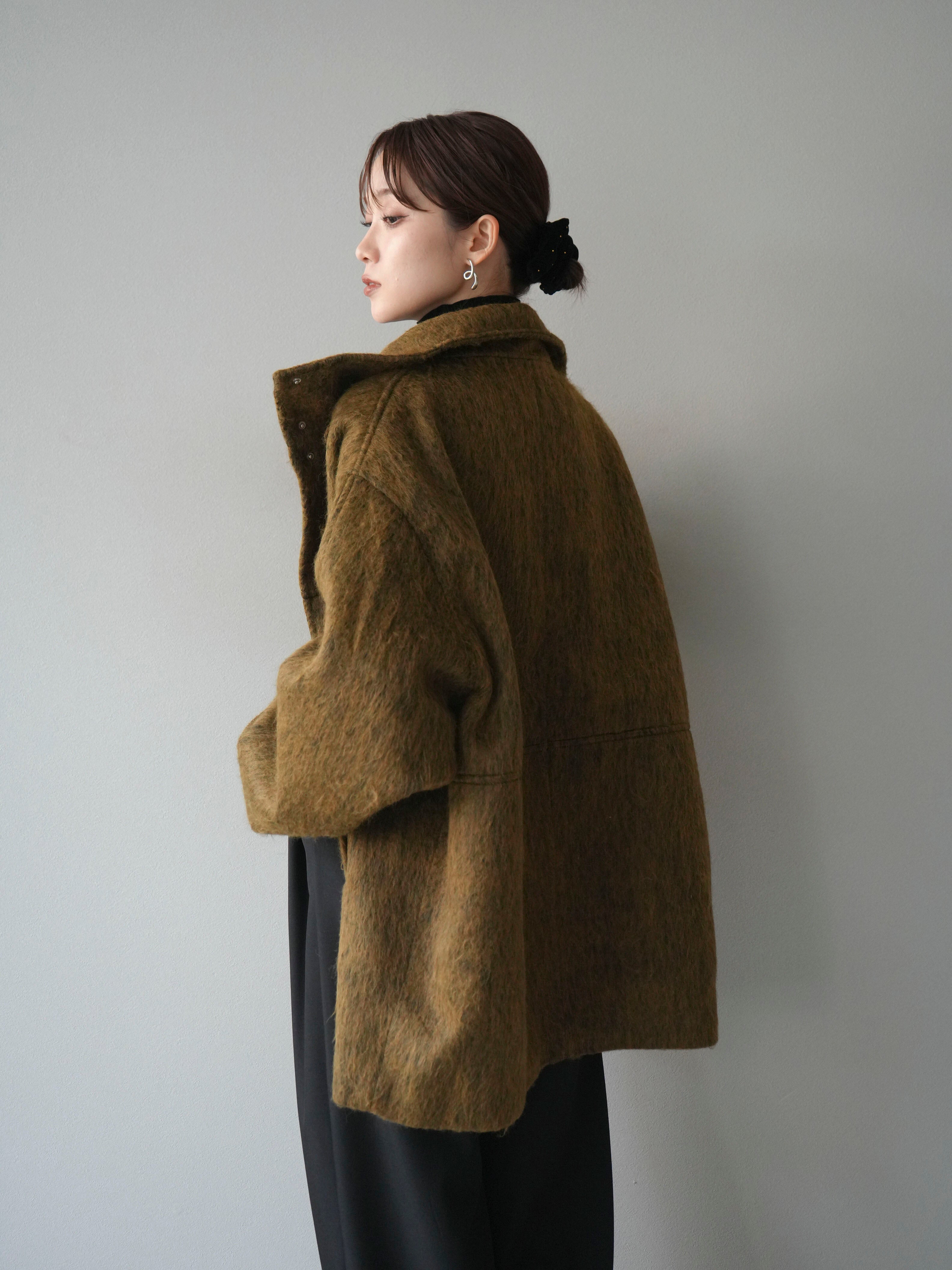 カスタネ　シャギーコート　イエロー Kastane（カスタネ）の「シャギーコート（その他アウター）」 - WEAR