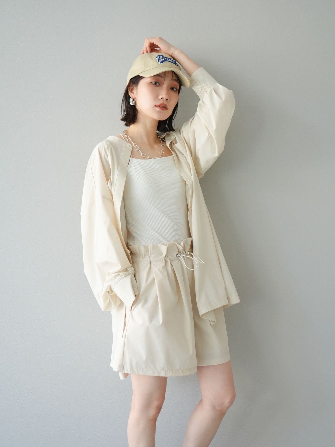 [套裝] ICE TOUCH 2WAY 外套 + ICE TOUCH 荷葉邊褶皺短褲 (2 套)