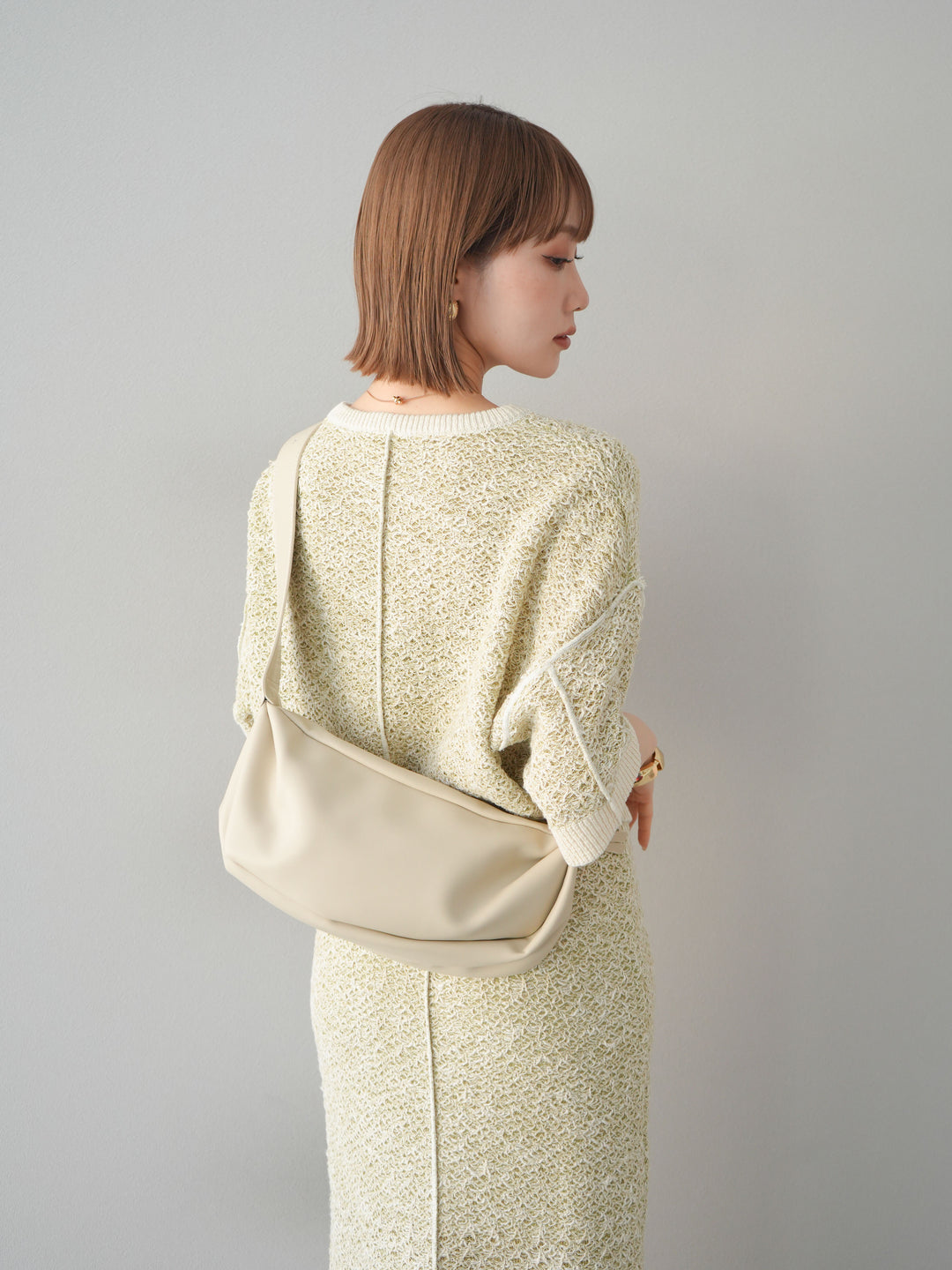 [予約]ショルダーバッグ/アイボリー