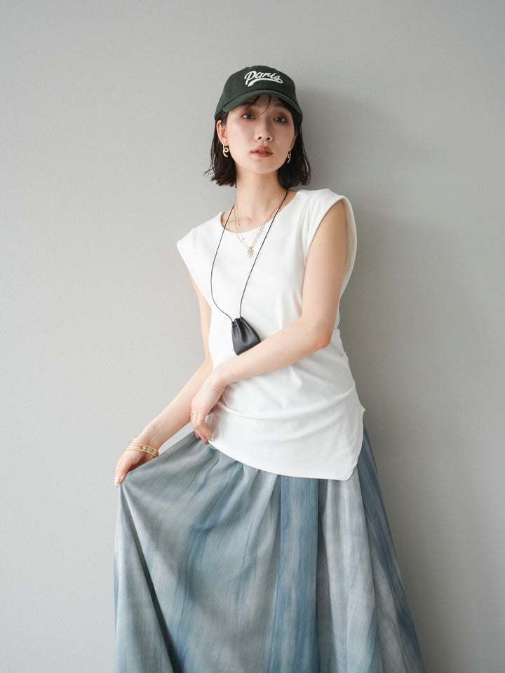 【預購】巴黎標誌刺繡棒球帽/綠色