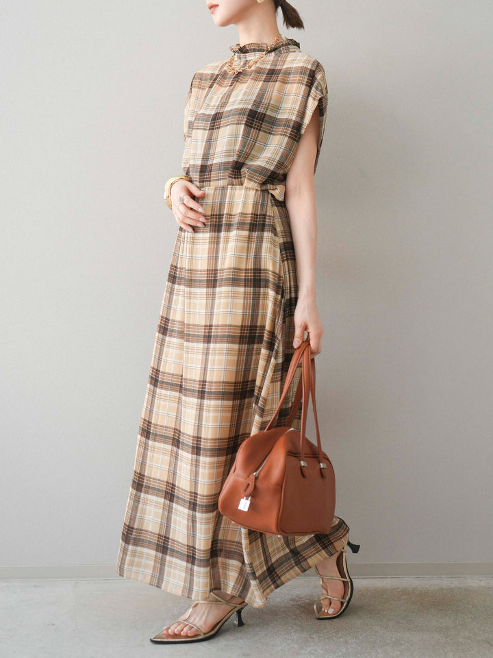 [予約]オーバルボストンバッグ/ブラウン