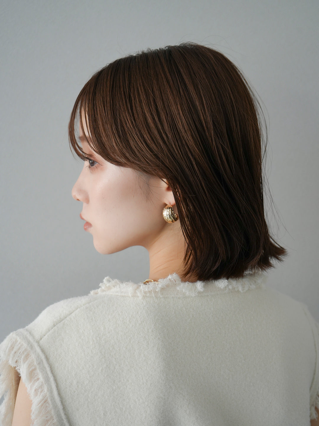 [予約]DROP HOOP PIERCE/ゴールド