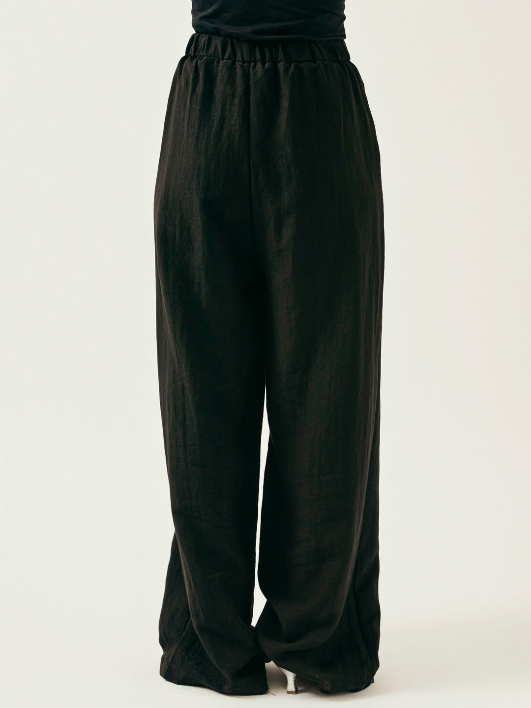 [SET]オーガンジーヘムブラウス＆ワイドパンツSET UP(2set)