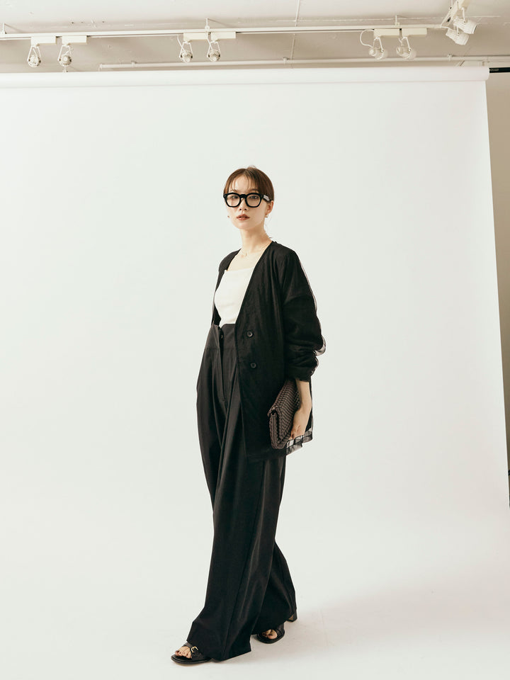 [予約]ICE TOUCH コクーンサロペット/ブラック