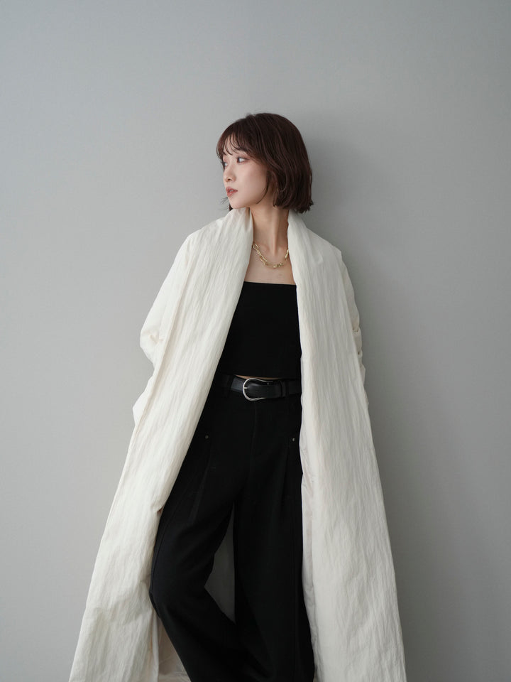 [予約]ロングダウンコート/offwhite