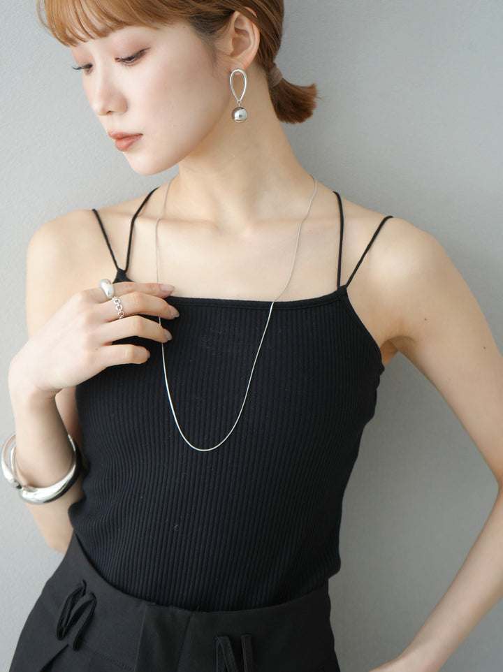 [予約]SLIDER SNAKE LONG NECKLACE /シルバー