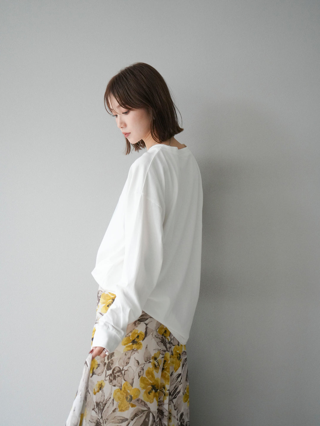 [予約]フラワーフォトプリントBIGロンT /オフ2