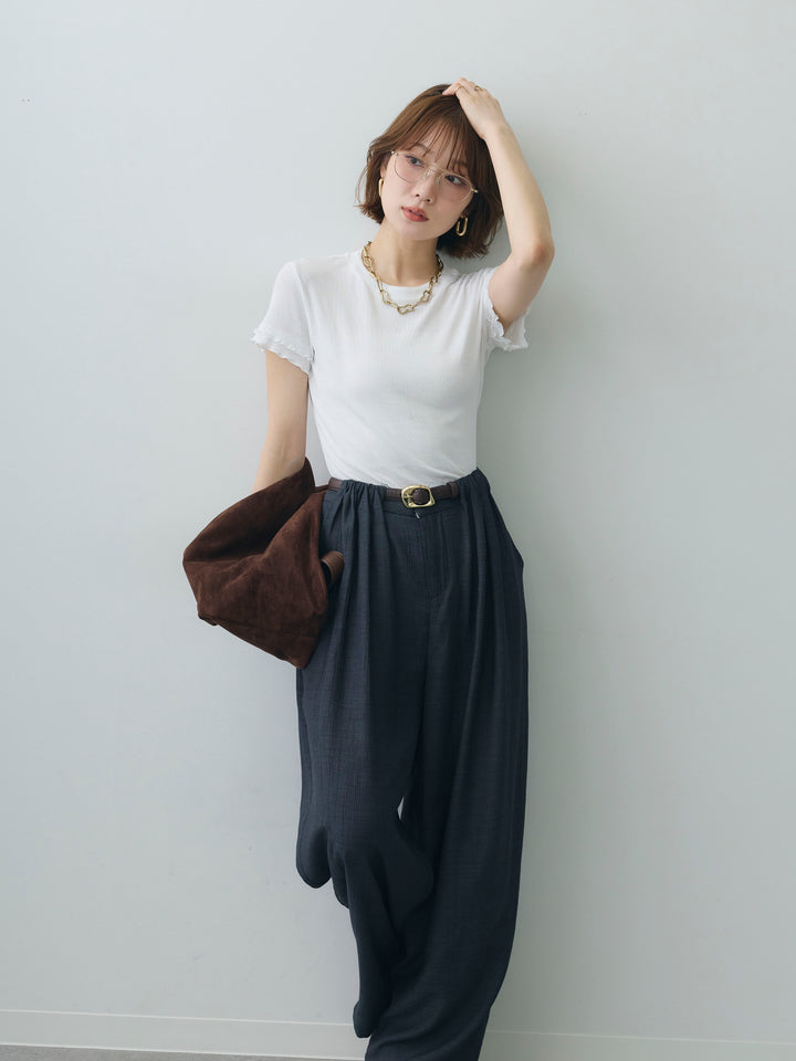 [SET]メロートリムレイヤードTEE+メロートリムレイヤードTEE(2set)