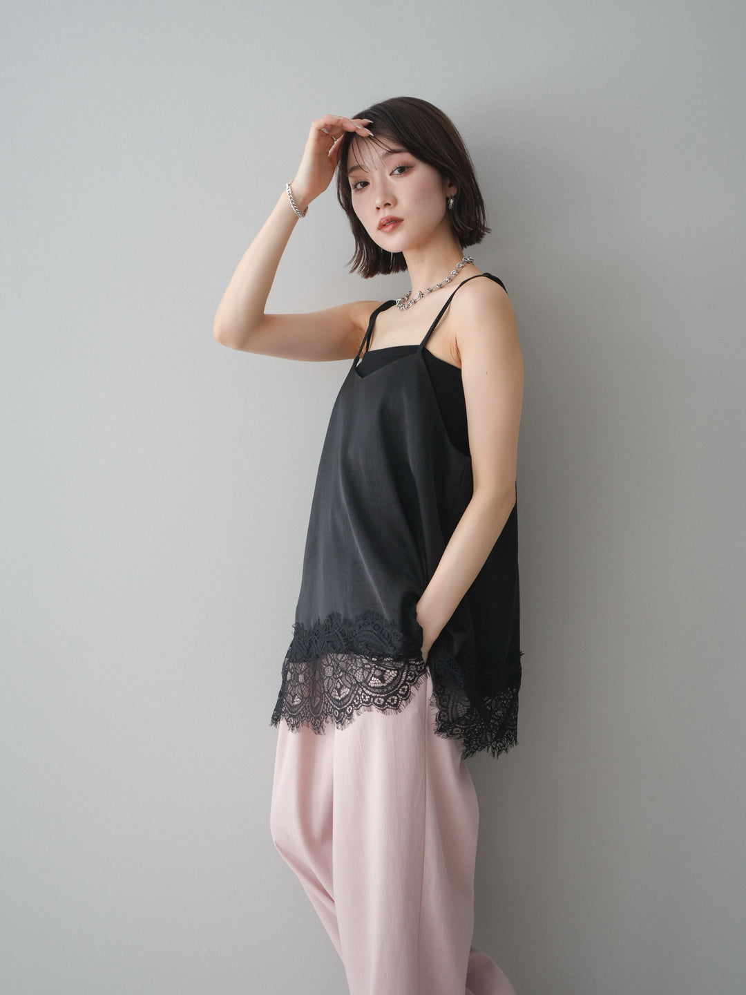 [SET]レーストリムキャミソール+レーストリムキャミソール(2set)