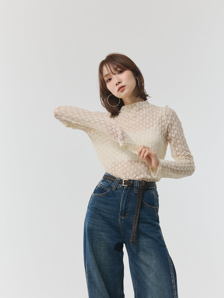 【Allure】[SET]フラワーレーストップス+フラワーレーストップス(2set)