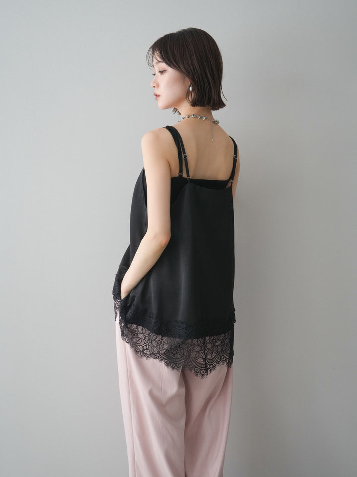 [SET]レーストリムキャミソール+レーストリムキャミソール(2set)