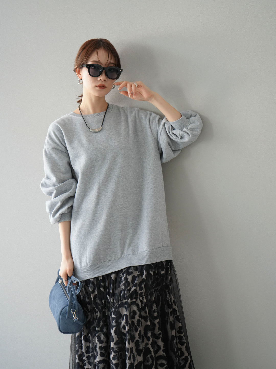 [SET] Sweat Docking 動物印花層疊連身裙 + 可選飾品套裝（2 套）