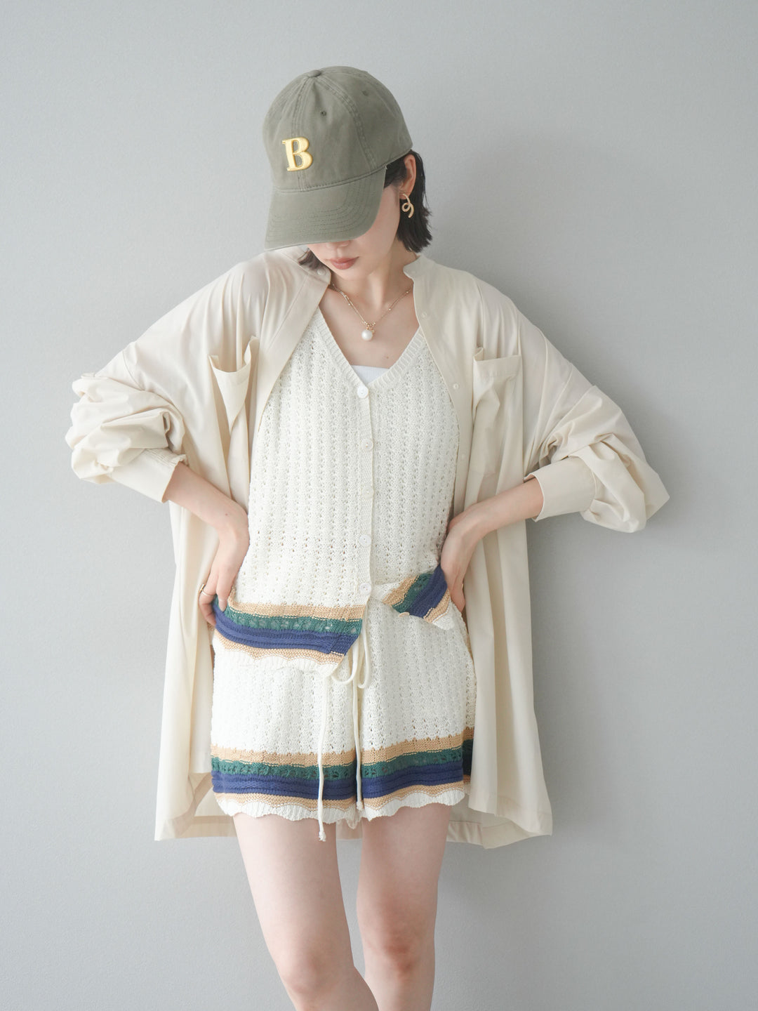 [予約]ICE TOUCH ２WAYオーバーシャツ/オフ