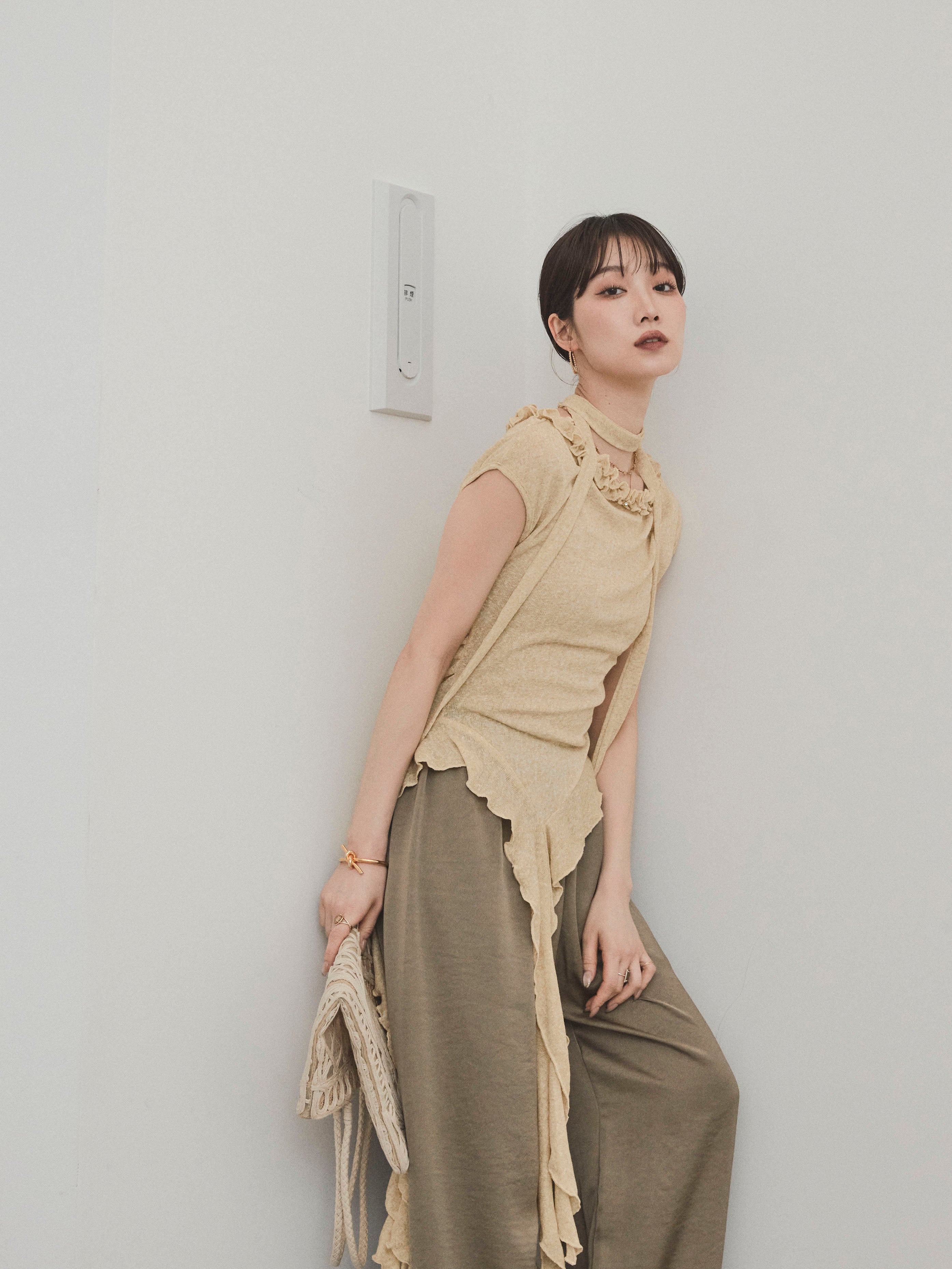 美品】HERMES/エルメス イージーパンツ 近年 現行モデル サーモン