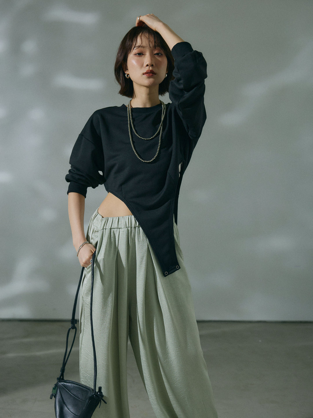 【Allure】[SET]スウェットボディスーツ+スウェットボディスーツ(2set)