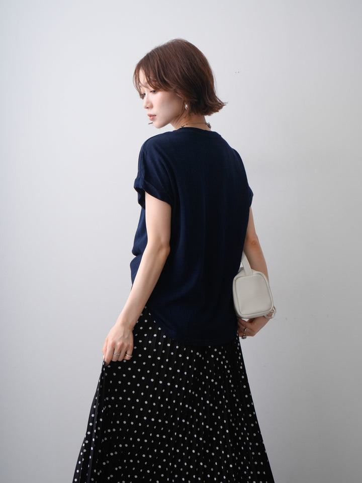 [SET]ドッグエンブロイダリーTEE+選べるアクセセット(2set)
