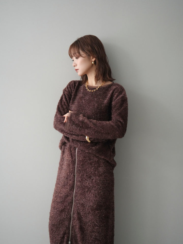 [SET]ラメシャギートップス+選べるアクセセット(2set)