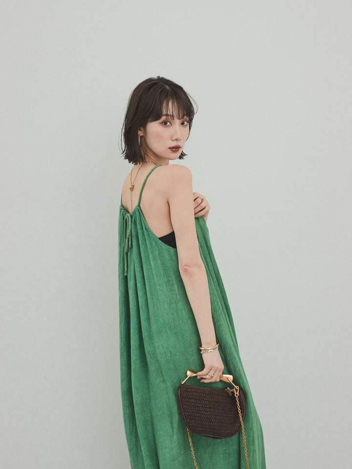 [SET] 不規則染色吊帶裙 + 不規則染色吊帶裙 (2 件套)