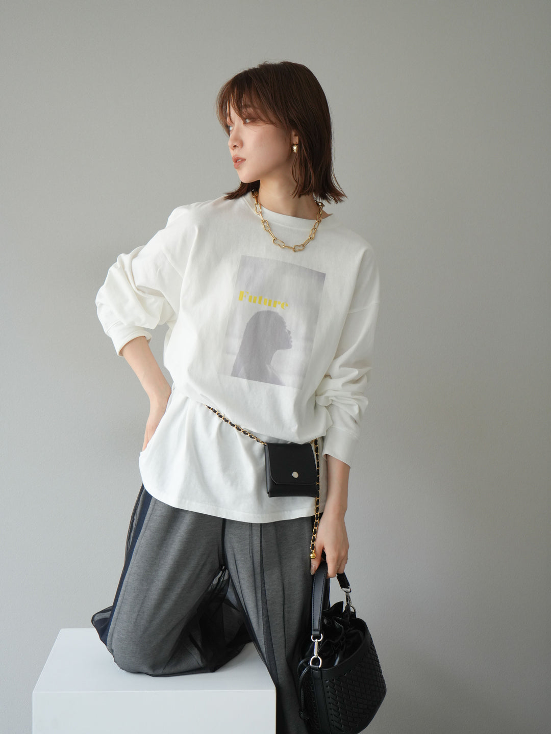 [予約]ウーマンプリントBIGロンT/オフ3