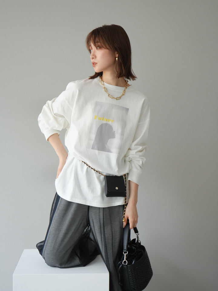 [予約]ウーマンプリントBIGロンT/オフ3