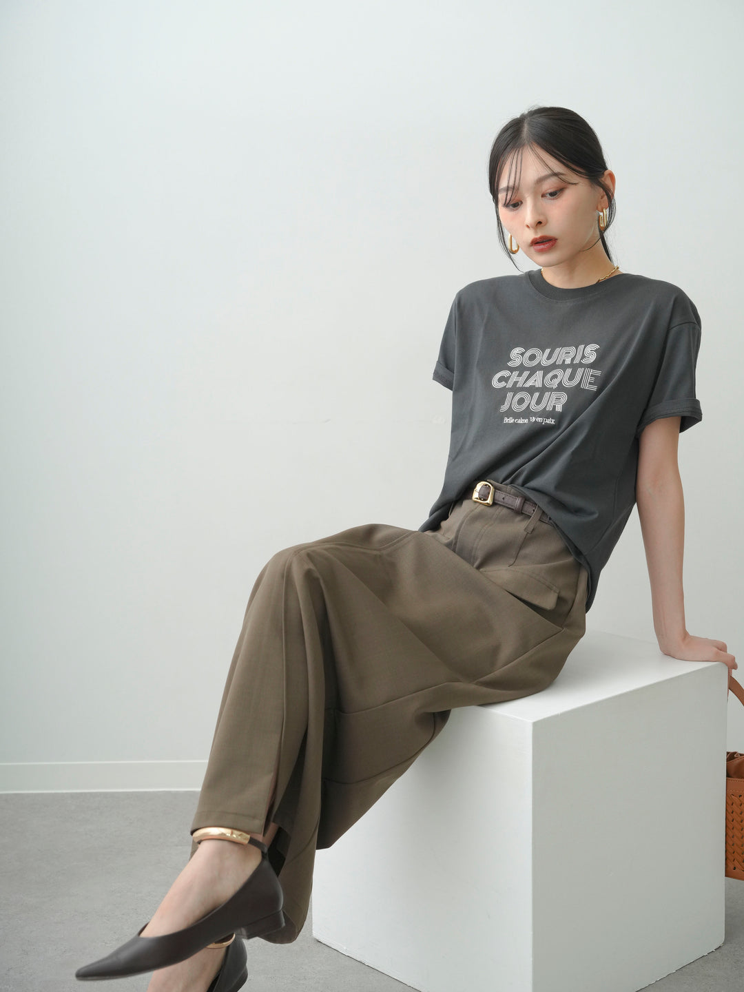 【套裝】Logo刺繡T卹+Logo刺繡T卹（2件組）