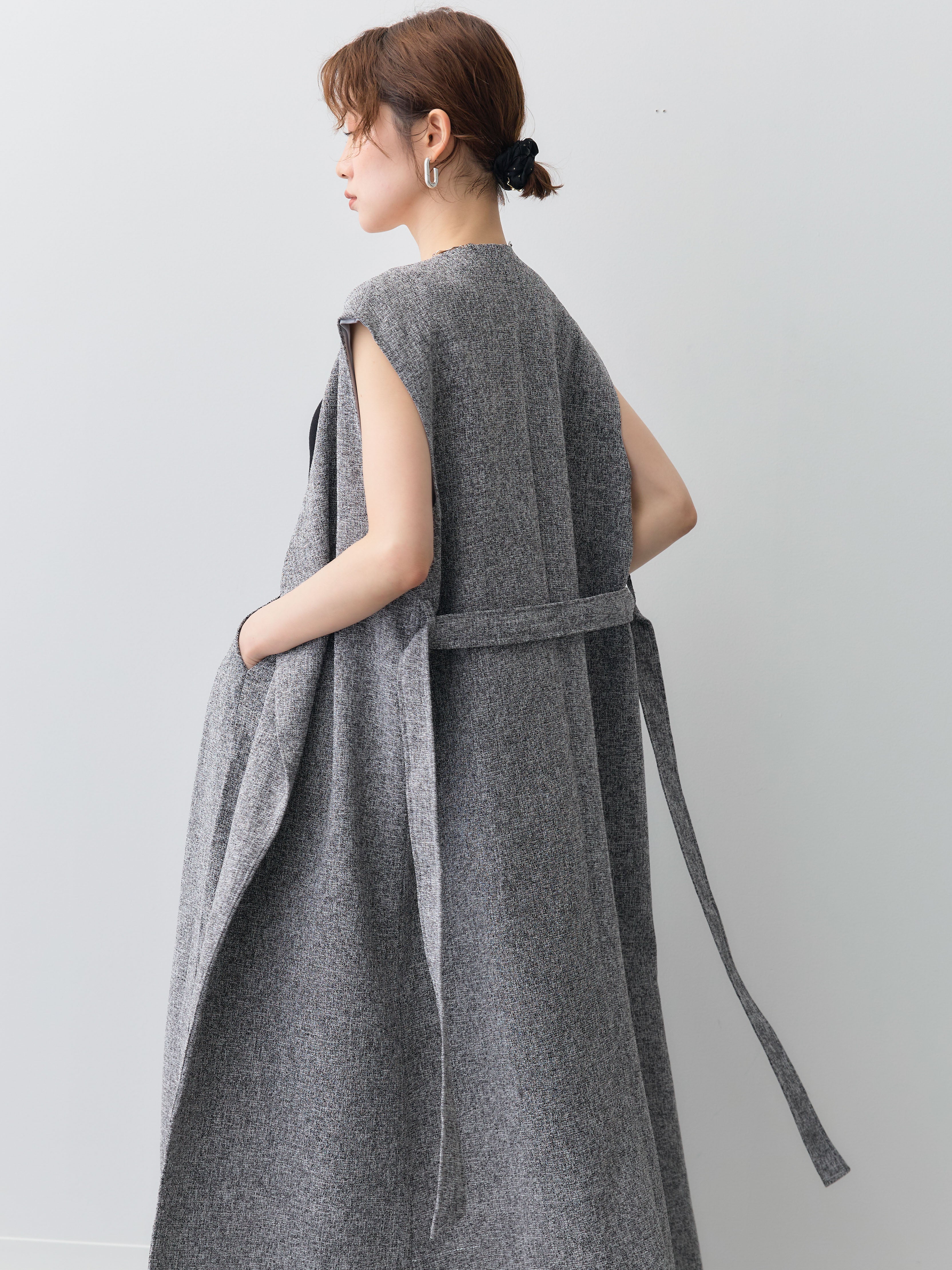 SET]ミックススラブロングジレ＆タックパンツSET UP(2SET) – Lumier