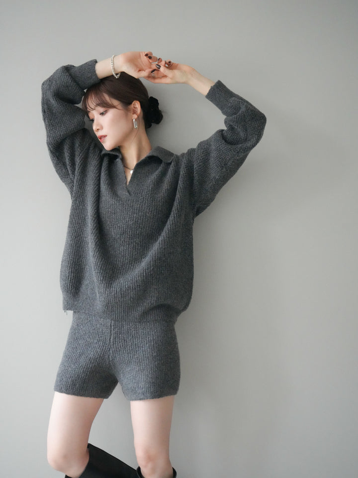 [SET]ポロニットプルオーバー＆ショートパンツSET UP