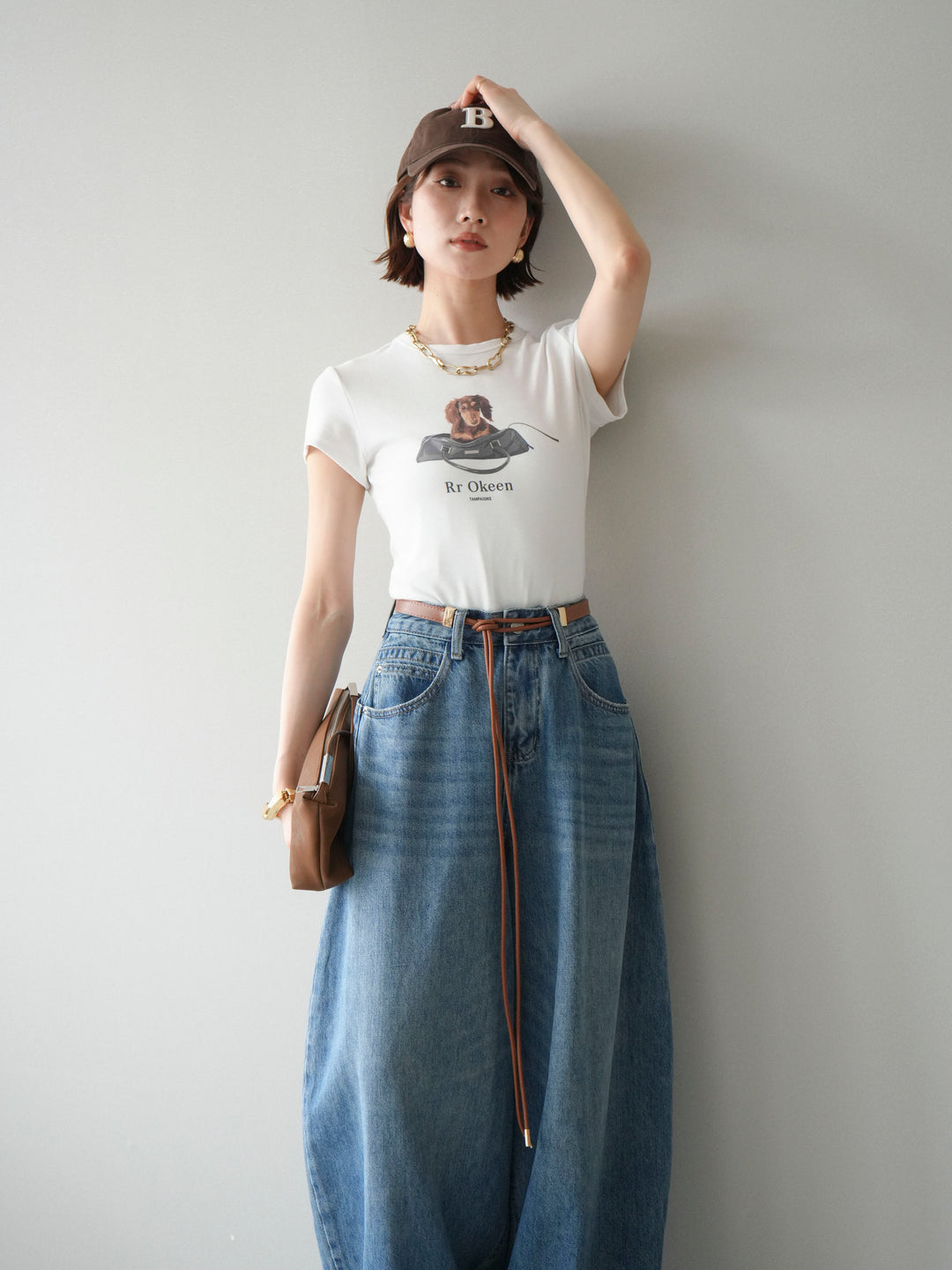 [予約]ドッグコンパクトTEE/offwhite