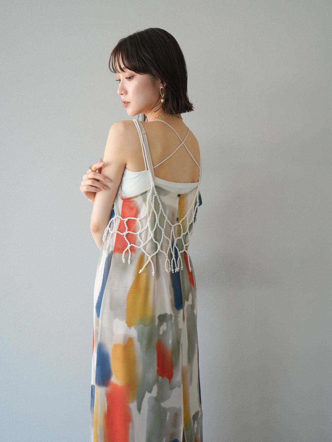 [予約]ビーズビスチェ/オフホワイト