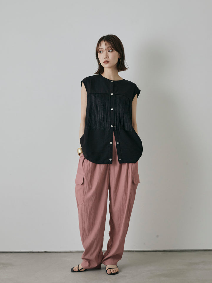 [予約]ミリタリーカーゴパンツ/ピンク