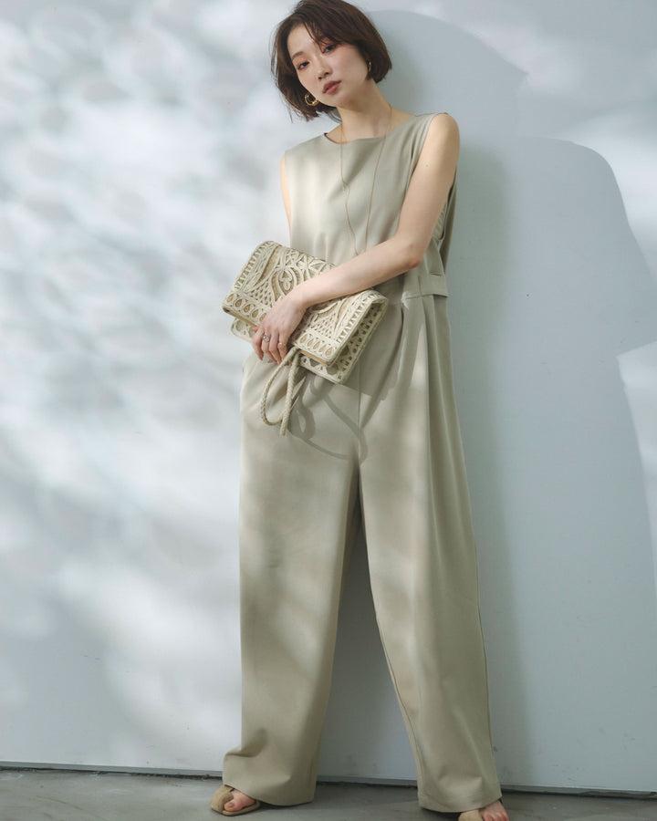 【Allure】[SET]ウエストベルトオールインワン+ウエストベルトオールインワン(2set)