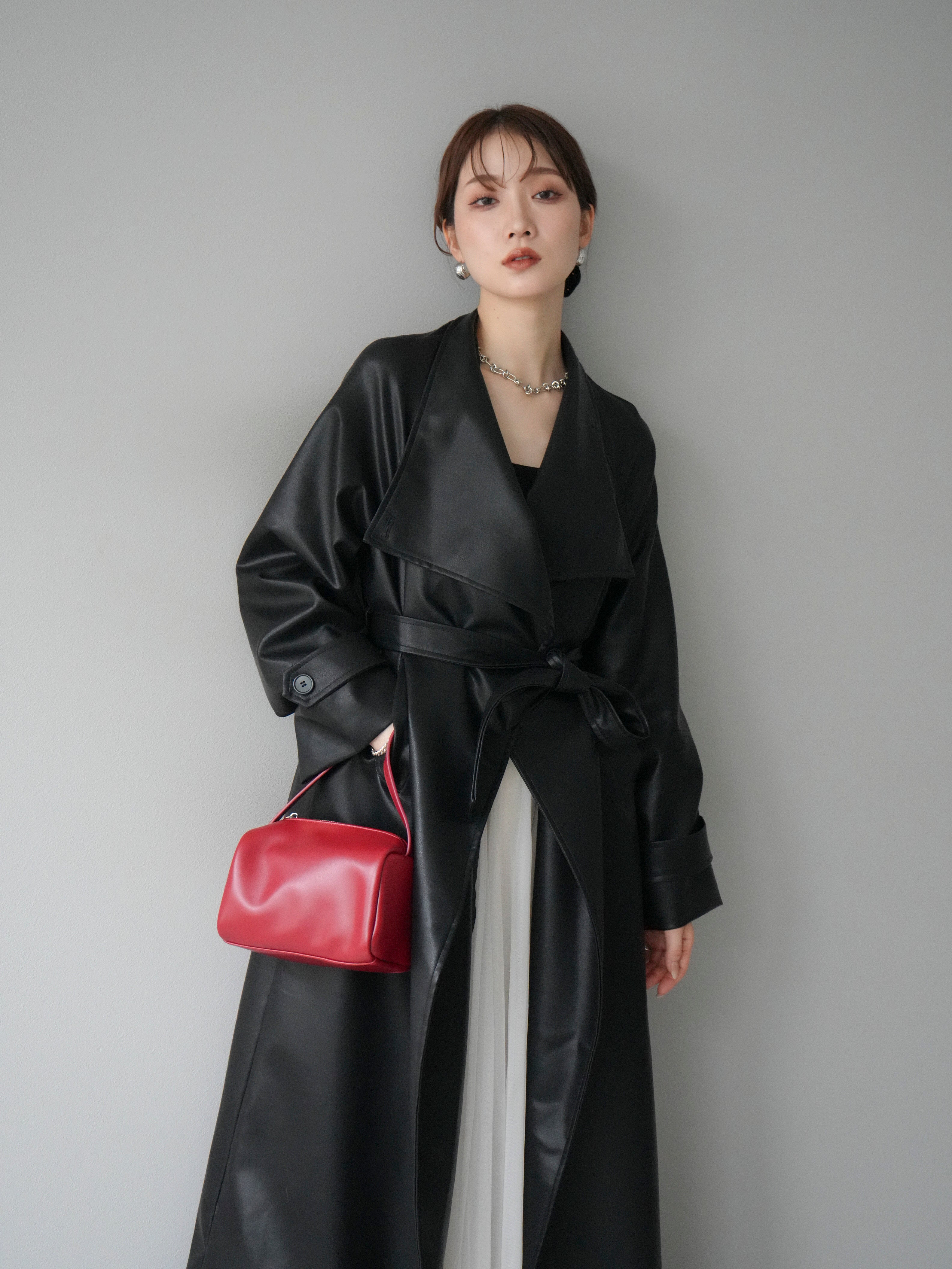 レザー ロングコート 楽天市場】レザーコート レディース 革コート レザー Pコート ロング