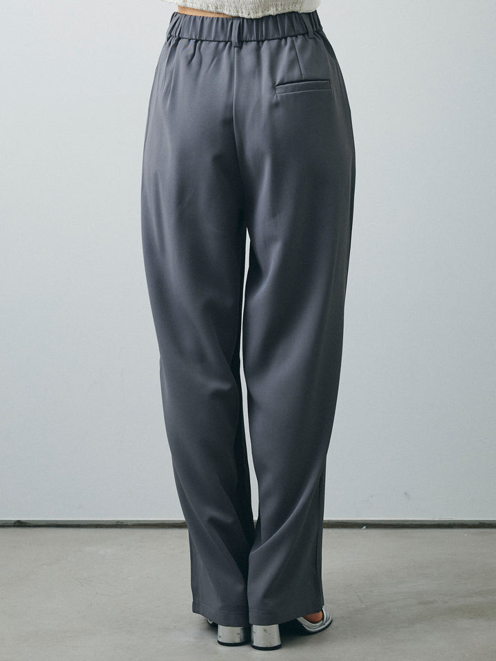 [予約]2タックワイドパンツ/グレー