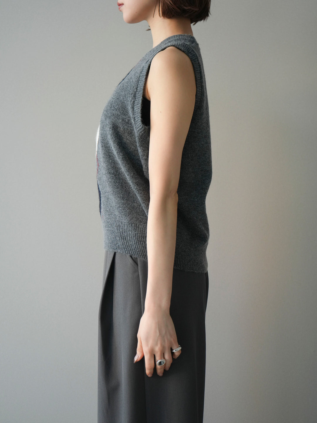 [SET]アーガイル柄3ピースSET UP(2set)