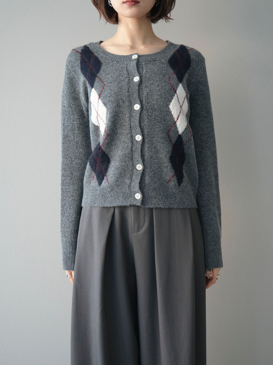 [SET]アーガイル柄3ピースSET UP(2set)